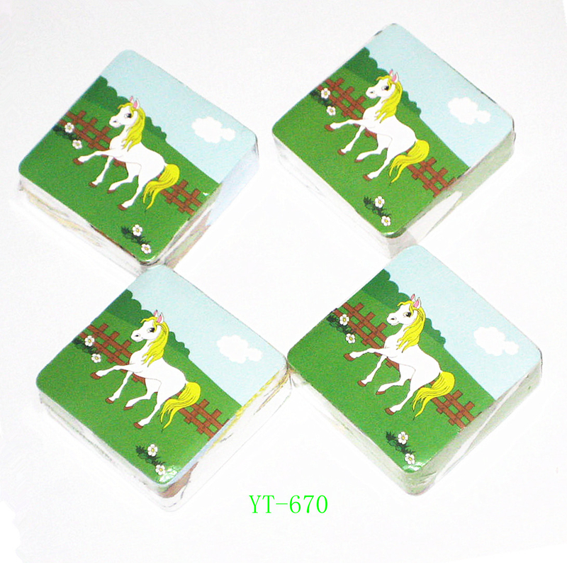 Compressed Towel with Horse Design for Promotion (YT-670)