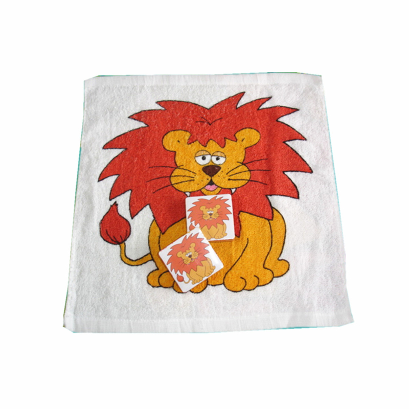 Square Shape Compressed Towel with Lion Printing (YT-660)