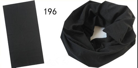 Neck Tube In Pure Black Color (YT-196)