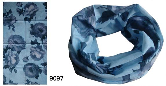 Neck Tubes in 3 Color Flower Design (YT-9120)