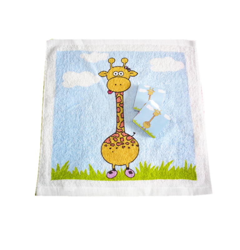 Square Shape Compressed Towel with Deer Printing (YT-659)